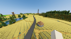 Tierra de Campos en Minecraft