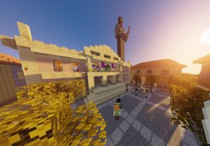 Ayuntamiento de Palencia en Minecraft